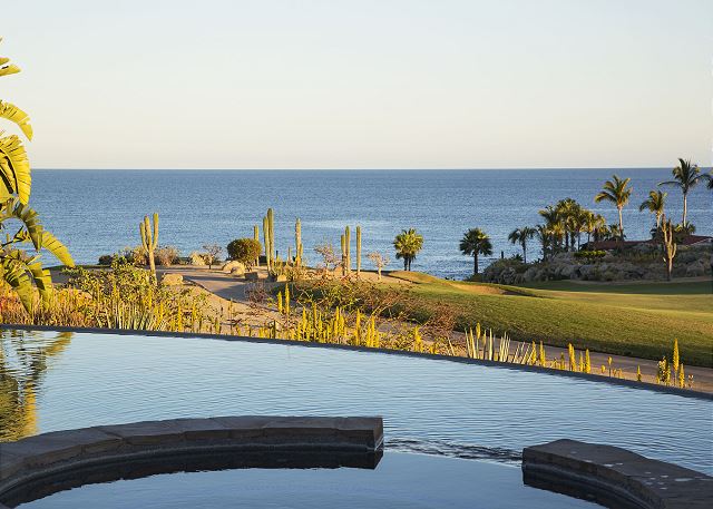 Casa Sahuaro en Cabo del Sol Luxury Rental Villas in Cabo San Lucas ocean view over pool view