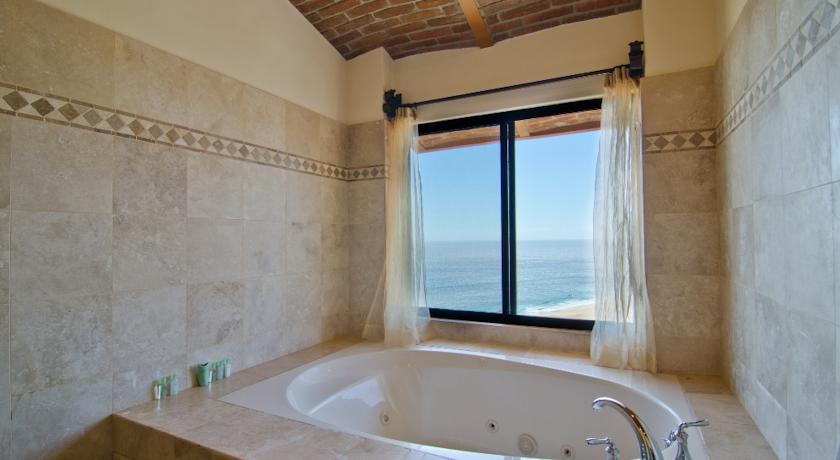 Casa Mega point is one of los cabos most sought after luxury vacation villas for bachelor parties tub with a view