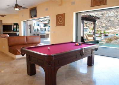 Villa Descanso Los Cabos pool table
