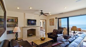 Casa Mega point is one of los cabos most sought after luxury vacation villas for bachelor parties lounge area