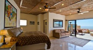 Casa Mega point is one of los cabos most sought after luxury vacation villas for bachelor parties master suite