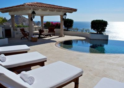 villa la roca pedregal cabo san lucas luxury villa rentals in los cabos pool deck