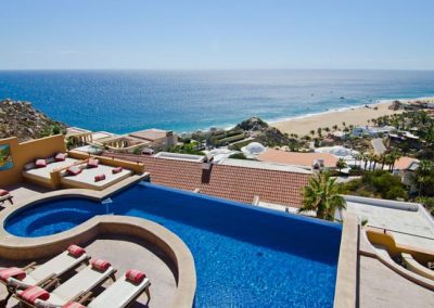Casa Mega point is one of los cabos most sought after luxury vacation villas for bachelor parties pool view